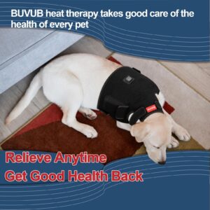 BUVUB Heating Dog Neck Shoulder Brace for Dogs with Back Pain Cervical IVDD, Shoulder & Neck Pain, Spinal Arthritis, Chronic Joint Pain, Post Surgery Recovery (Mdium)