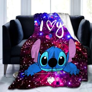 anime blanket cute cartoon anime merch decor throw blankets ultra soft anime stuff blankets and throws bedding gifts for kids girls boys women adults birthday decorations 50"x40"