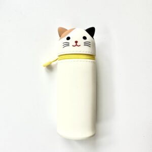 Pen Case, Pen Stand, Calico Cat, Mikeneko by Punilabo, Kawaii Gift, Japanese Cute Item