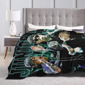 DUMIERTKL Junior Singer H Blanket Super Soft Flannel Fleece Throw Blanket Warm and Cozy for Couch, Sofa and Bed 50"x40"