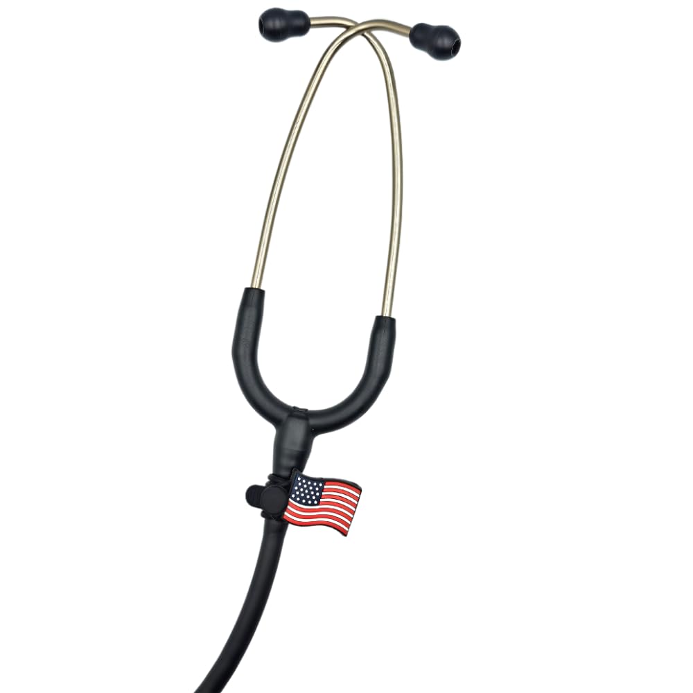 Stethoscope Charms - American Flag - Medical Gift