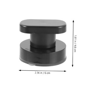 KALLORY Dressers Kitchen Cabinet Knobs Kitchen Cabinet Handles Suction Cup Handle Shower Bars Safety Suction Cup Grab Bar Armrest Dressing Table Door Handle No Punching Cabinet Door Black