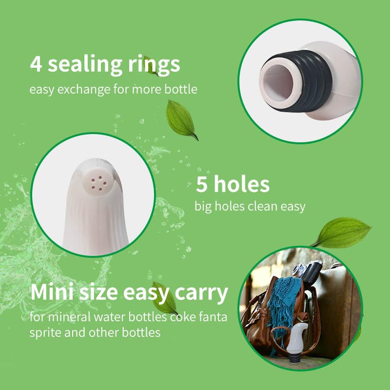 Portable Bottle Attachment Travel Bidet, Abs Compatible with Every Bottle Mini Pocket Siz Portable Bidet