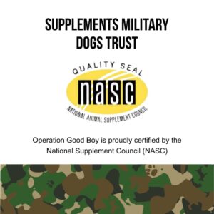 O.G.B. Operation Good Boy - SRE: Digestion Supplement/Probiotic for Pets - 90 Count Soft Chews - 12.7oz - Made Natural Ingredients - Veteran Owned