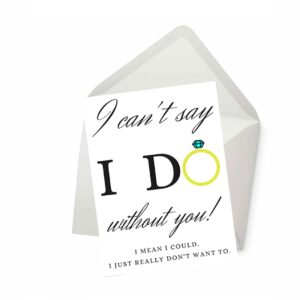 i can’t say i do without you, card for bridesmaid, card for groomsmen, wedding party card, request maid of honor, request best man card for wedding, thank you gifts for sister brother friend friends