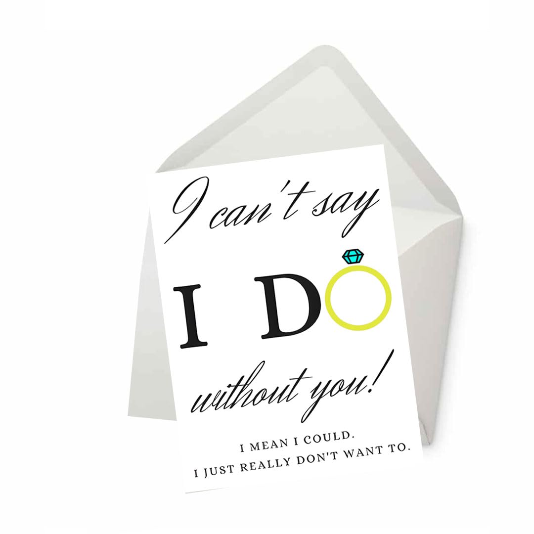 I Can’t Say I Do Without You, Card for Bridesmaid, Card for Groomsmen, Wedding Party Card, Request Maid of Honor, Request Best Man Card for Wedding, Thank You Gifts for Sister Brother Friend Friends