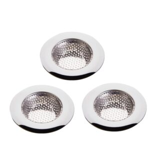 3pcs kitchen sink drain strainer,sink filter strainer,stainless steel bathtub plug,sink strainer mesh drain strainer,plug bathtub stopper for kitchen bathroom