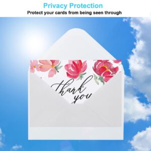 56 Pack Blank Cards and Envelopes 4x6, White Blank Note Cards Greeting Cards and Envelopes Set, Folded Cardstock with Envelopes for DIY Greeting Cards, Thank You Cards, Invitations in All Occasions