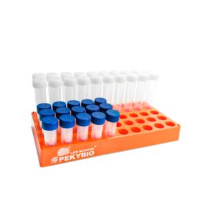 PEKYBIO Vial Racks for 4ml Vials, 50 Holes Sample Bottles Rack, Φ16mm, Pack of 1Pcs