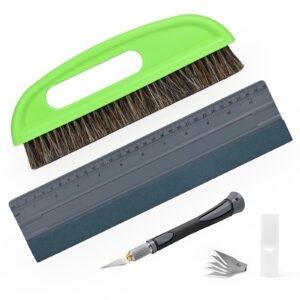 ehdis wallpaper smoothing tool kit wallpaper smoothing brush large wallpaper squeegee for applying peel and stick wallpaper, vinyl backsplash tile,smoothing wallcovering