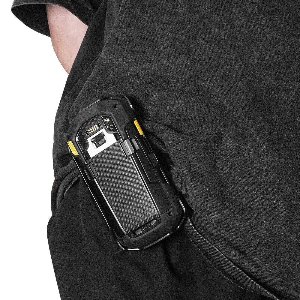 Scanner Rigid Holster for Zebra TC7x TC70 TC72 TC75 Barcode Scanner Handheld Mobile Computer, with Rugged Rotating Belt Clip (SG-TC7X-RHLSTR1-01)