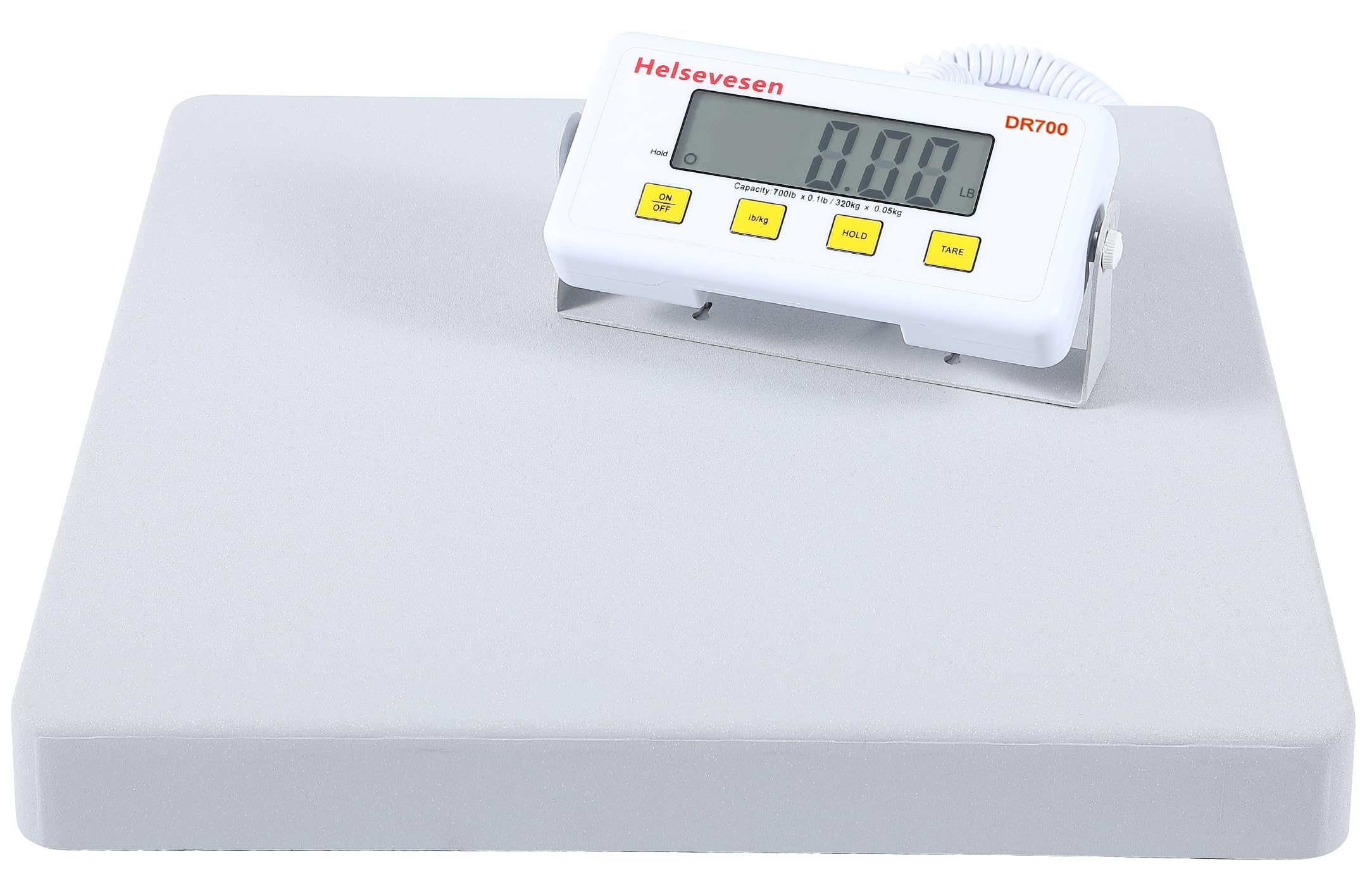 Helsevesen Large Platform Bariatric Scale, 17.75 in/40 cm -700 lb Capacity, Professional Physician Scale W/Remote Display, Wrestling Scale, Fitness & Athletic Scales