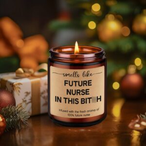 GSPY Nurse Candle - Future Nurse Gifts, Funny Nurse Gifts for Women, Nursing School Gifts, Nursing Student Gifts - Nursing School Acceptance, Christmas, Birthday, Graduation Gifts for Nurse