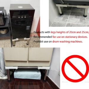 TYJZKJWQ Washer stand Heavy Duty Adjustable washing machine pedestal legs Height 5.9in washing machine stand long Adjustable 19.6in~29.5in , Width Adjustable16.5in--25.5in for dryer stand pedestal