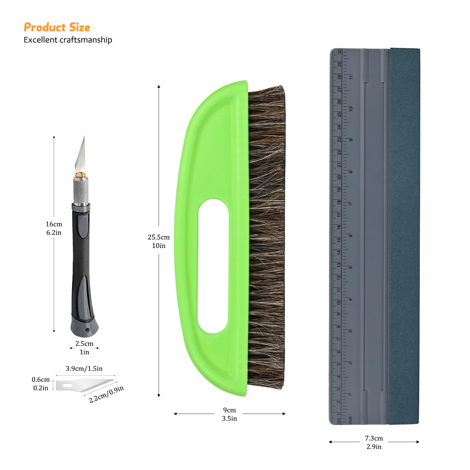 EHDIS Wallpaper Smoothing Tool Kit Wallpaper Smoothing Brush Large Wallpaper Squeegee for Applying Peel and Stick Wallpaper, Vinyl Backsplash Tile,Smoothing Wallcovering