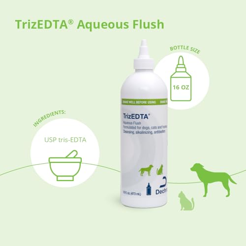 TrizEDTA Aqueous Flush for Dogs, Cats and Horses, 16 oz