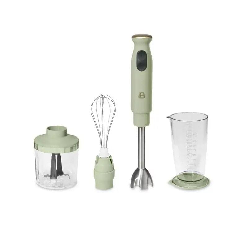 Blender with 500ml Chopper and 700ml Measuring Cup, Sage Green by Drew Barrymore Blender smoothie portable