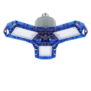 360º Triple Garage Light - Blue