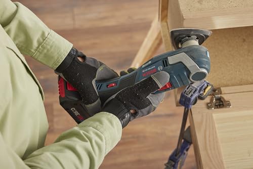 BOSCH GOP18V-34N 18V Brushless StarlockPlus Oscillating Multi-Tool Bare Tool, Cordless, Variable Speed, with 1-1/4 In. Bi-Metal Plunge Cut Blade