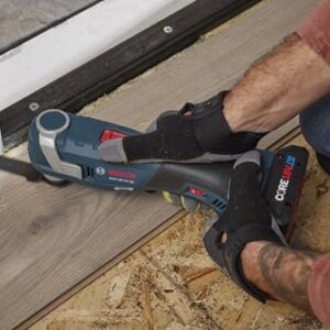 BOSCH GOP18V-34N 18V Brushless StarlockPlus Oscillating Multi-Tool Bare Tool, Cordless, Variable Speed, with 1-1/4 In. Bi-Metal Plunge Cut Blade