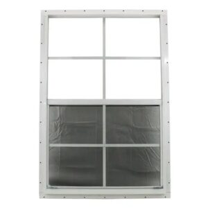 12x18 Aluminum Double Glazed Windows for Sheds and Barns (2-Pack) (12x18-2)