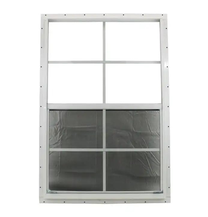 12x18 Aluminum Double Glazed Windows for Sheds and Barns (2-Pack) (12x18-2)