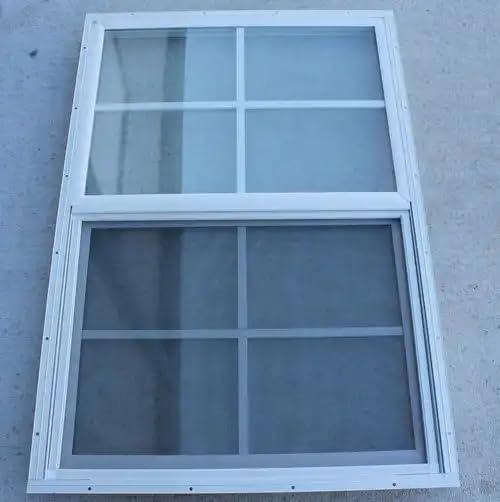 12x18 Aluminum Double Glazed Windows for Sheds and Barns (2-Pack) (12x18-2)