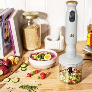 Blender with 500ml Chopper and 700ml Measuring Cup, Sage Green by Drew Barrymore Blender smoothie portable