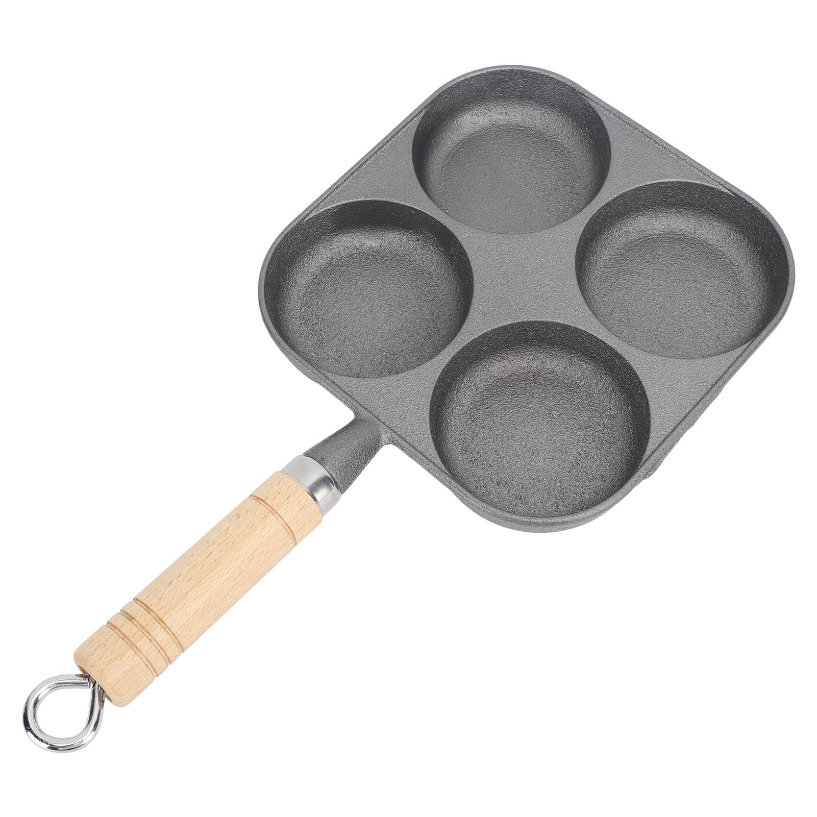 4 Cups Nonstick Egg Frying Pan, Egg Pan for Breakfast, Egg Burgers, Vegetable Patties, Pancakes, Nonstick Cookware Suitable for Gas Stoves, Induction Cookers