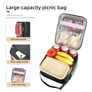 AYEANY Lunch box Lunch bag for men women Lunchbox Lunch bags Insulated Lunch bag Lunch box cooler (Black)