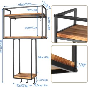 MOUGIGI Towel Rack Wall Mounted - Space-Saving Design for Small Bathrooms - Versatile Organizer for Towels, Blankets, and More - Ideal for RVs and Hotels