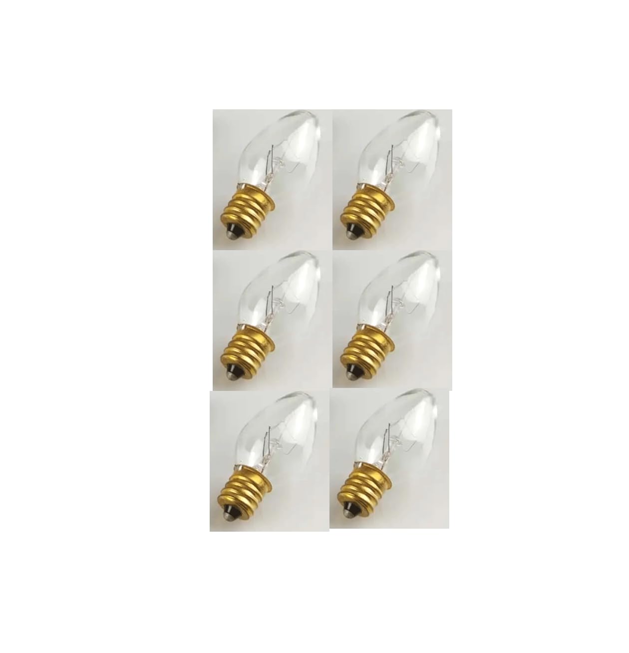 Sweet Online Deal Clear Night Light Bulbs - 6 PC