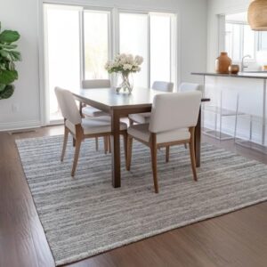 Addison Rugs Chantille ACN598 Gray 2'6" x 3'10" Indoor Outdoor Area Rug, Easy Clean, Machine Washable, Non Shedding, Bedroom, Living Room, Dining Room, Kitchen, Patio Rug