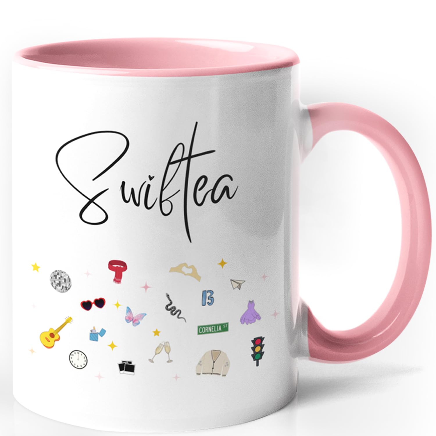 Bzelkry Coffee Mug - Singer Inspired Coffee Cup - 11 Ounce - Gift for Women - Singer Albums Inspired Cute Icons - Girl Fans Merch, Merchandise - Novelty Coffee Mug