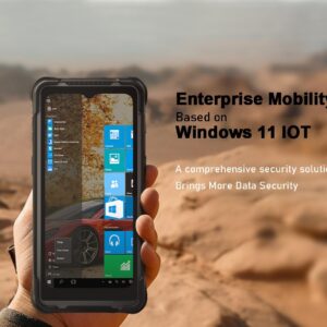 Vanquisher 6.5-inch Rugged PDA Windows 11 IOT Handheld Data Terminal with 1D & 2D Barcode Scanner (Honeywell N3680), 8GB RAM +128GB, for Enterprise Mobile Applications