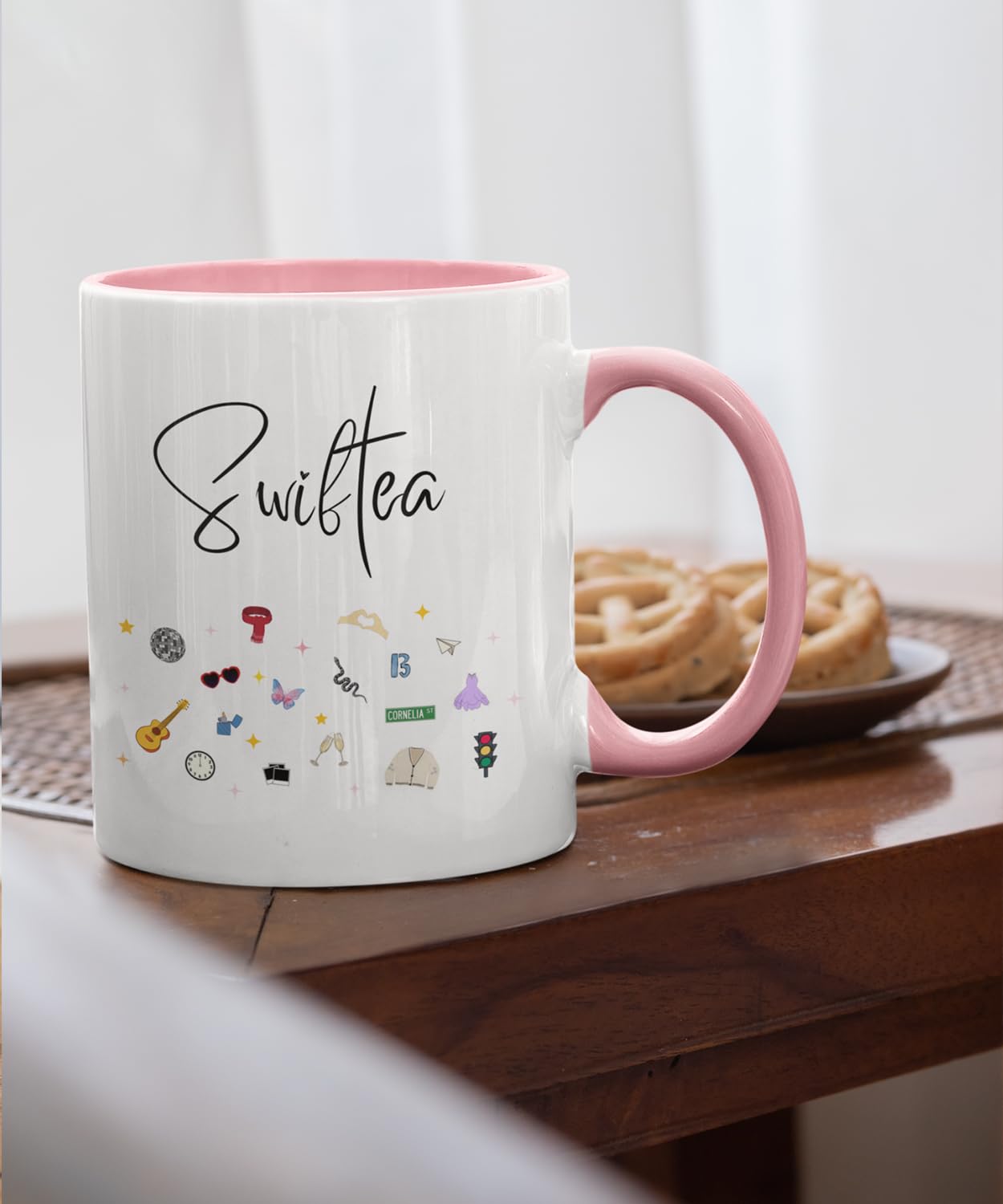 Bzelkry Coffee Mug - Singer Inspired Coffee Cup - 11 Ounce - Gift for Women - Singer Albums Inspired Cute Icons - Girl Fans Merch, Merchandise - Novelty Coffee Mug