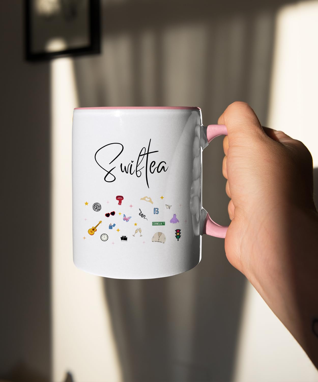 Bzelkry Coffee Mug - Singer Inspired Coffee Cup - 11 Ounce - Gift for Women - Singer Albums Inspired Cute Icons - Girl Fans Merch, Merchandise - Novelty Coffee Mug