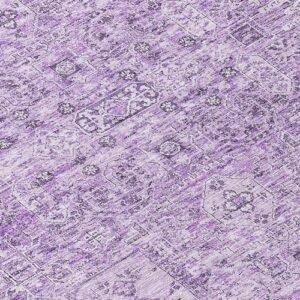 Addison Rugs Chantille ACN611 Lilac 8' x 10' Indoor Outdoor Area Rug, Easy Clean, Machine Washable, Non Shedding, Bedroom, Living Room, Dining Room, Kitchen, Patio Rug