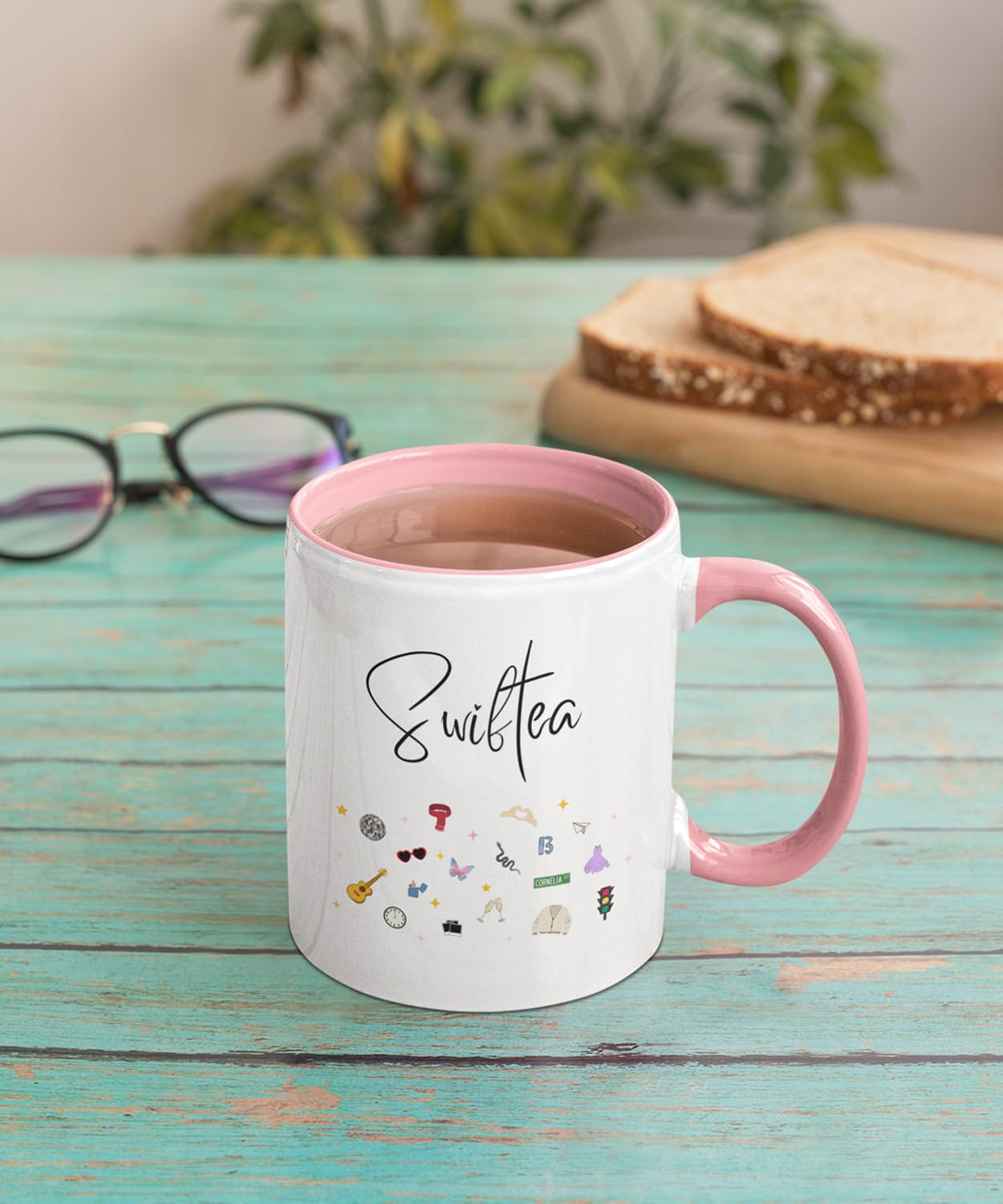 Bzelkry Coffee Mug - Singer Inspired Coffee Cup - 11 Ounce - Gift for Women - Singer Albums Inspired Cute Icons - Girl Fans Merch, Merchandise - Novelty Coffee Mug