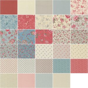 Antoinette Charm Pack by French General; 42-5" Precut Fabric Quilt Squares