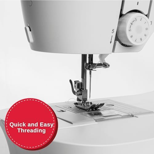 SINGER M1150 Lightweight & Portable Sewing Machine With 45 Stitch Applications, LED Light & 1-step Buttonhole | Used for Mending and Sewing