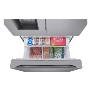 LG LRYXC2606S 25.5 Cu. Ft. Stainless Steel French Door Counter Depth Smart Refrigerator