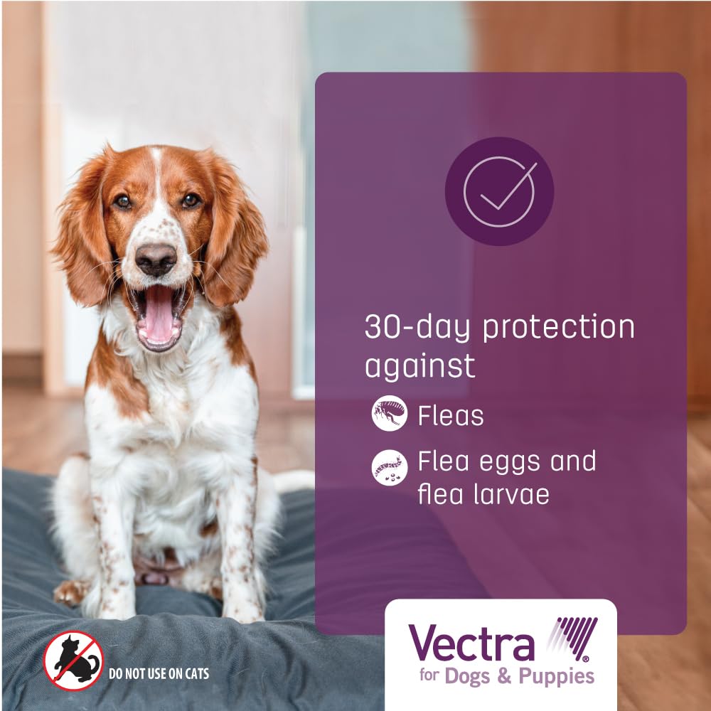 Vectra® for Dogs & Puppies Flea Treatment & Prevention for Extra Small Dogs (2.5 – 10 lbs.) 3-Month Supply