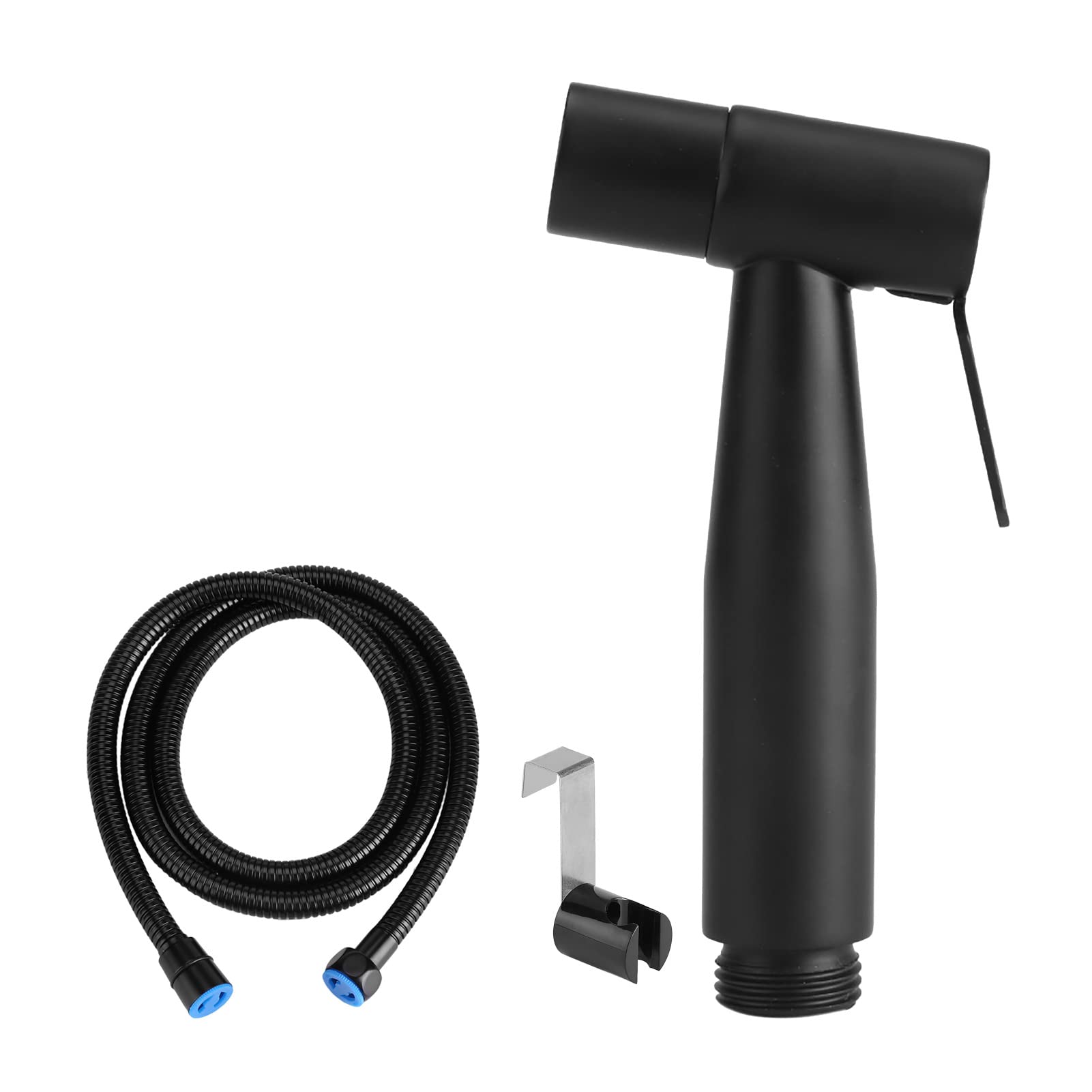 Handheld Bidet Sprayer for Toilet, Stainless Steel Black Bathroom Bidet Sprayer Set, Perfect for Feminine Hygiene, Baby Diaper Cloth Washer&Reduce Toilet Paper Waste