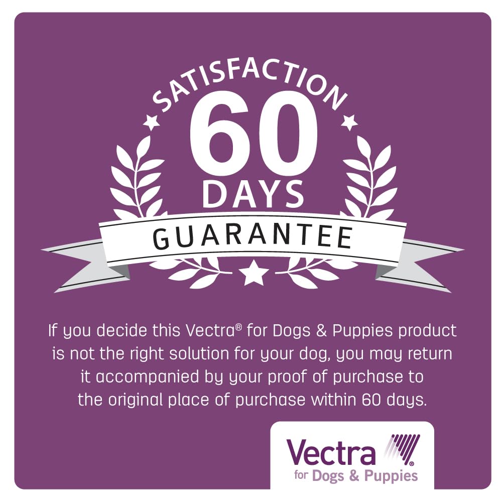 Vectra® for Dogs & Puppies Flea Treatment & Prevention for Extra Small Dogs (2.5 – 10 lbs.) 3-Month Supply