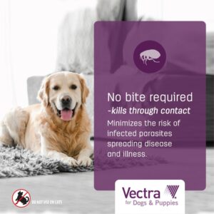 Vectra® for Dogs & Puppies Flea Treatment & Prevention for Extra Small Dogs (2.5 – 10 lbs.) 3-Month Supply