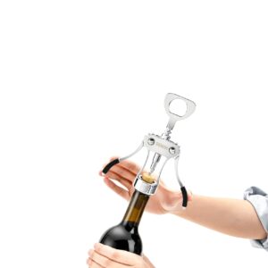 shengshi Wine Opener Zinc Alloy Premium Wing Corkscrew Wine Bottle Opener With Multifunctional Bottles Opener