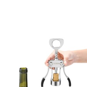 shengshi Wine Opener Zinc Alloy Premium Wing Corkscrew Wine Bottle Opener With Multifunctional Bottles Opener