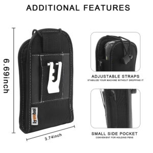 TC51 TC70 Scanner Holster Rugged Carrying Case Pouch for Symbol TC52 TC56 TC57 TC53 TC58 TC72 TC75 TC77 TC20 TC25 Handheld Barcode Scanner Mobile Computer,Vertical Leather Case with Metal Belt Clip