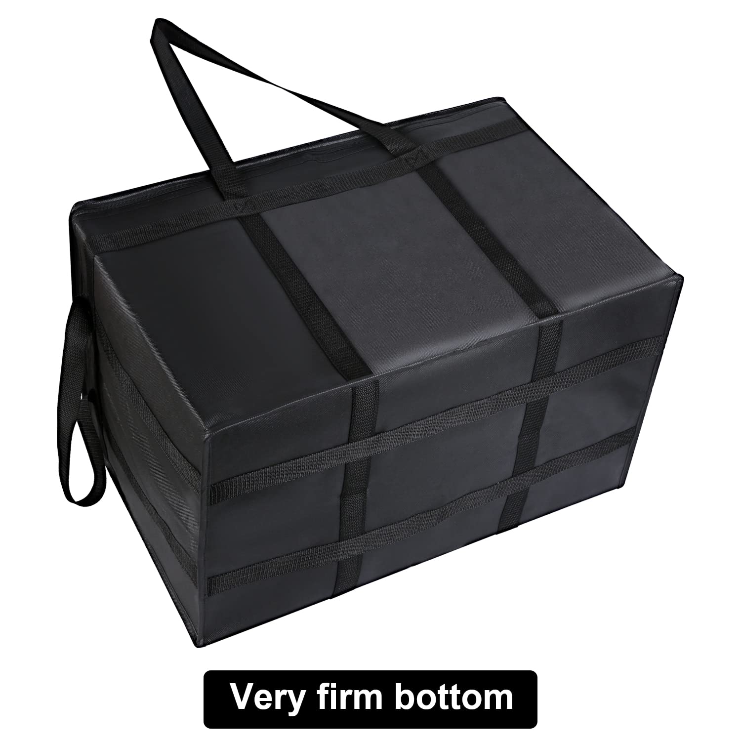 musbus catering bag for doordash 22x14x13 4 PACK XXXL Insulated Food Delivery Bag Cooler Bags Keep Food Warm Catering Therma Cooler Bags Therma Shopper hot Black 22w x 14 lx 13d hot boxes